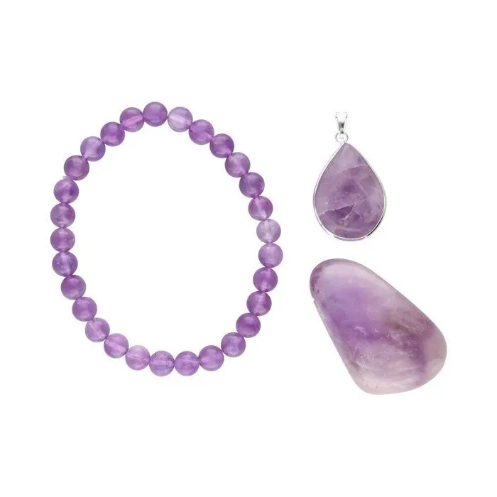 Edelsteen box Amethist