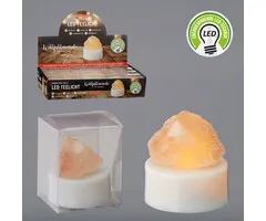 Led-theelichtje Himalaya zoutsteen