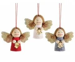 Stoffen engel met belletje