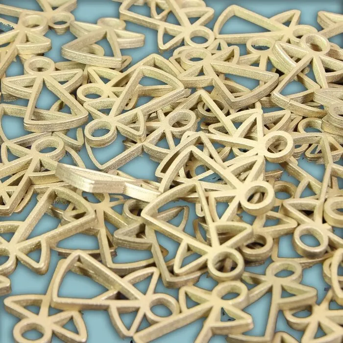 Kersthanger Engel Goud 10 stuks