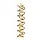 DNA-Spiraal Messing 17 cm hoog