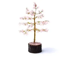 Edelsteenboom rozenkwarts 18 cm