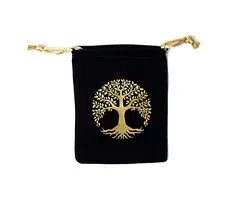Fluwelen tasje Levensboom