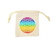 Katoenen tasje Bloem des Levens