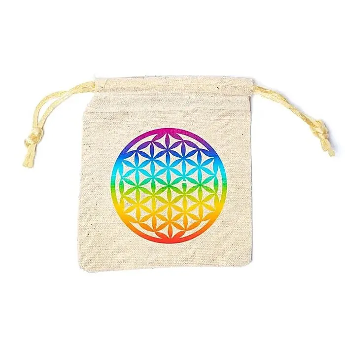 Katoenen tasje Bloem des Levens
