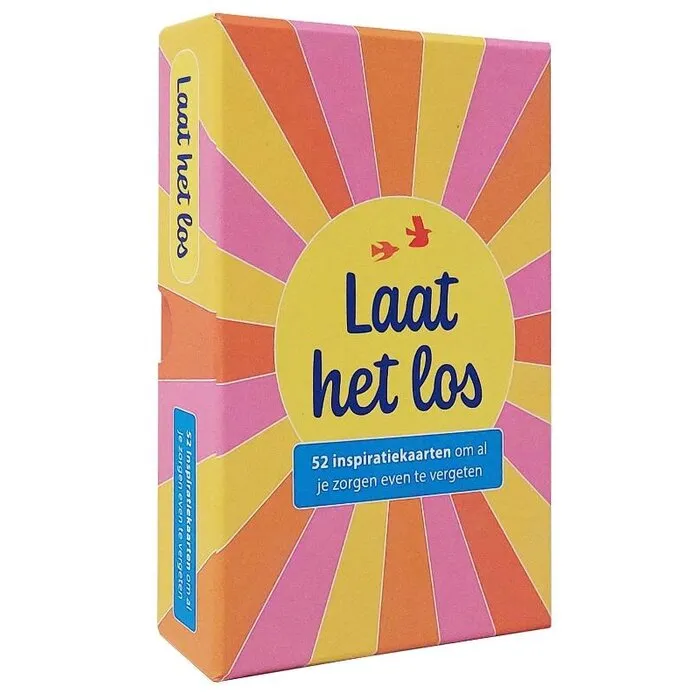 Laat het los inspiratiekaarten
