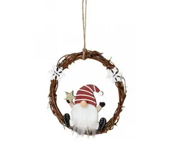 Kerst kabouter zittend