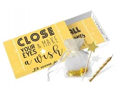 Close your eyes, make a wish