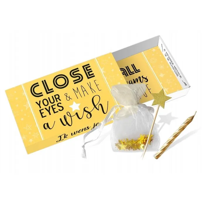 Close your eyes, make a wish