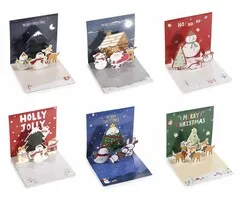 Kerstkaart pop-up