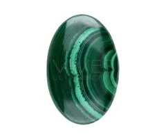 Malachiet ovale edelsteen