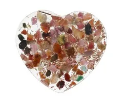 Hart orgoniet multi toermalijn