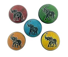 Speksteen geluksolifant met kaartje