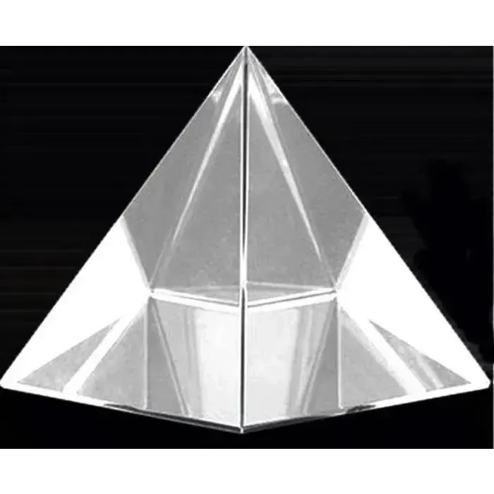 Kristallen piramide 10 cm