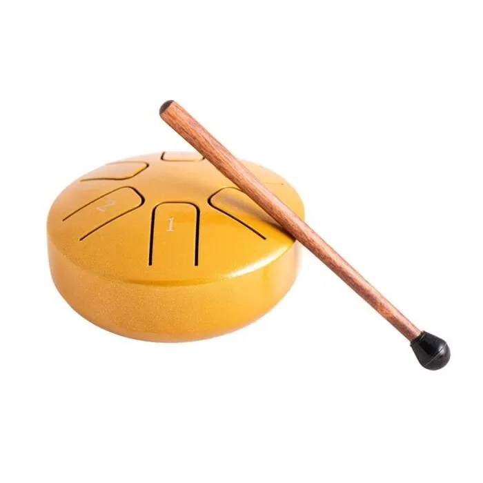 Steeldrum goudkleur klein