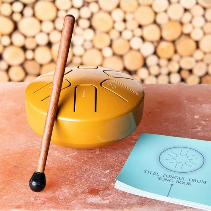 Steeldrum goudkleur klein