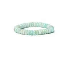 Armband  Amazoniet facet AA kwaliteit elastisch
