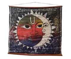 Wanddoek Batik Zon en Maan