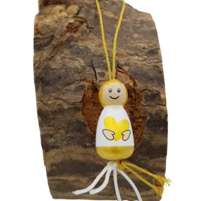 Gelukspoppetje Engel met Hart