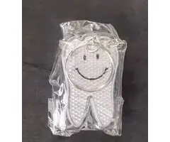 Sleutelhanger tand reflecterend 12 stuks