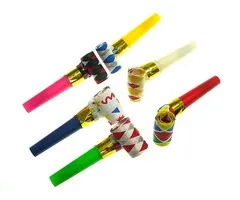 Roltong fluitjes 10 stuks