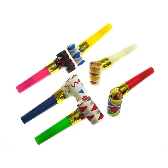 Roltong fluitjes 10 stuks