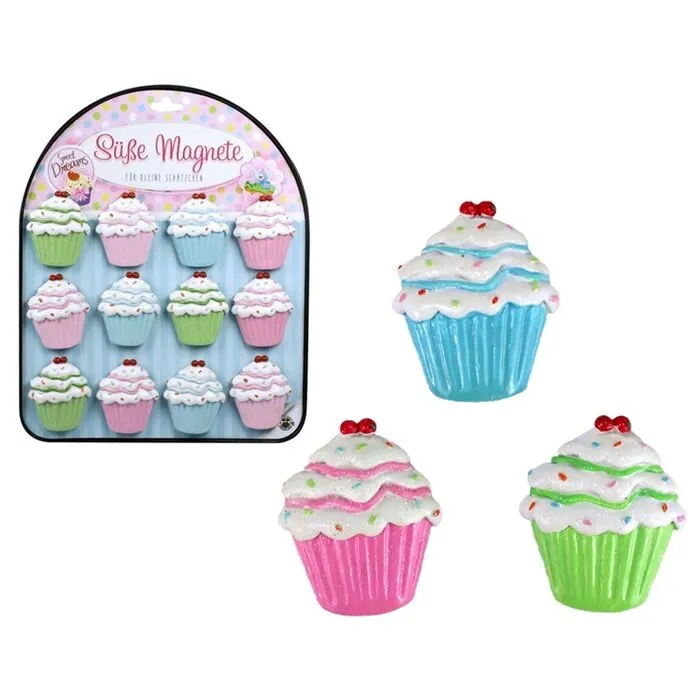 Magneet Cupcake Set Van 12