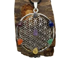 Flower of life chakra hanger