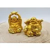 Happy boeddha goudkleurig 2 stuks
