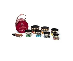Chakra klankschalen set met draagtas 8 /13 cm