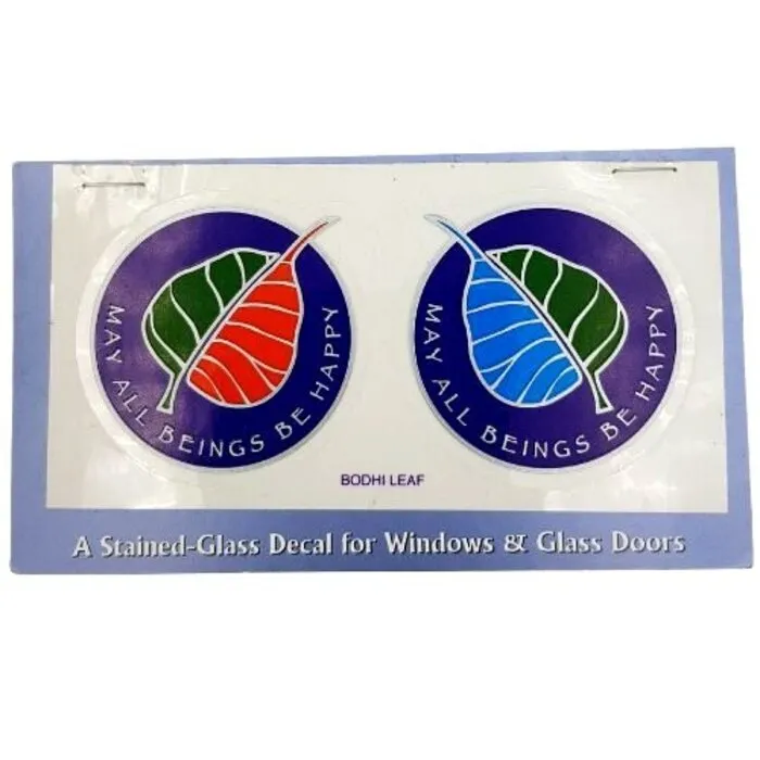 Raamstickers Bodhi Blad 2x