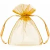 Organza Zakje goudkleurig 17 x 23 cm