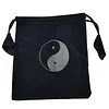Zakje Velours Yin Yang 12 x 14 cm