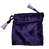 Zakje Paars Velours 9 x 9,5 cm