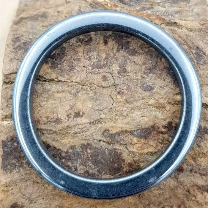 Edelsteen Ring Hematiet 4 cm