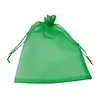 Grote organza zak groen