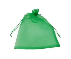 Grote organza zak groen