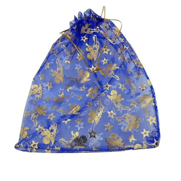 Organza zakje engel groot