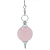 Pendel Rozenkwarts Chakraketting