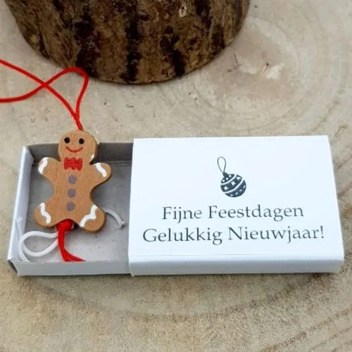 Wensdoosje Fijne Feestdagen Peperkoekman