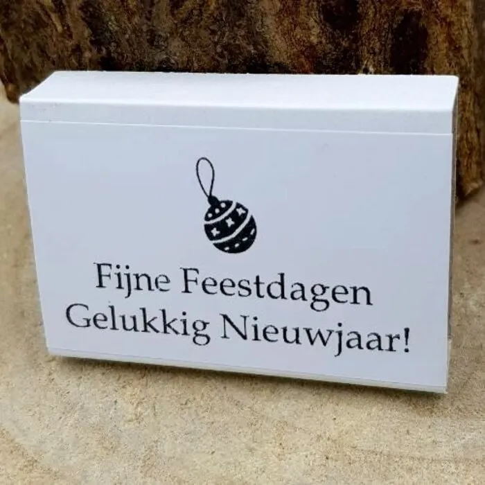 Wensdoosje Fijne Feestdagen Rendier