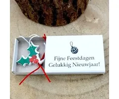 Wensdoosje Fijne Feestdagen - Hulsttakje