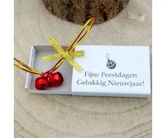 Wensdoosje Fijne Feestdagen - Belletjes