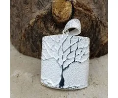 Levensboom zilver wit gekleurd