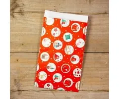 Kerst cadeauzakjes 10 stuks 17 x 25 cm
