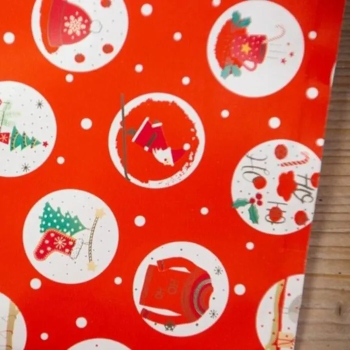 Kerst cadeauzakjes 10 stuks 17 x 25 cm