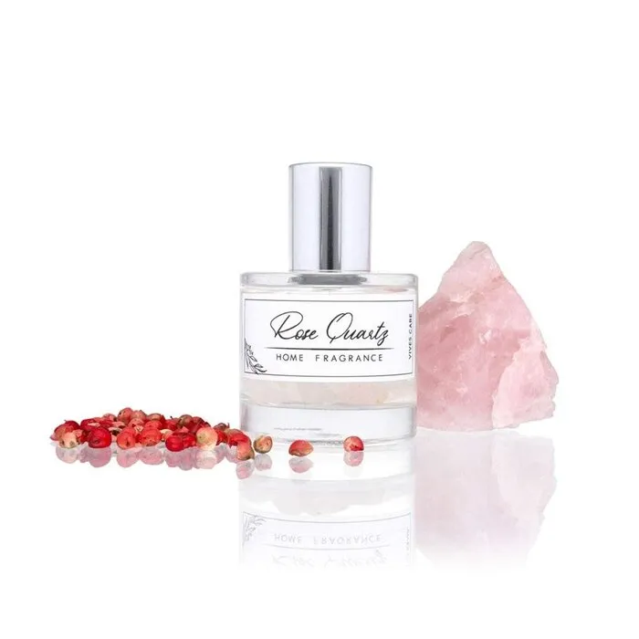 Roomspray met Rozenkwarts steentjes 30 ml