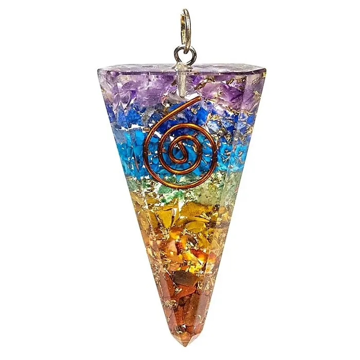 Orgone regenboog pegel hanger