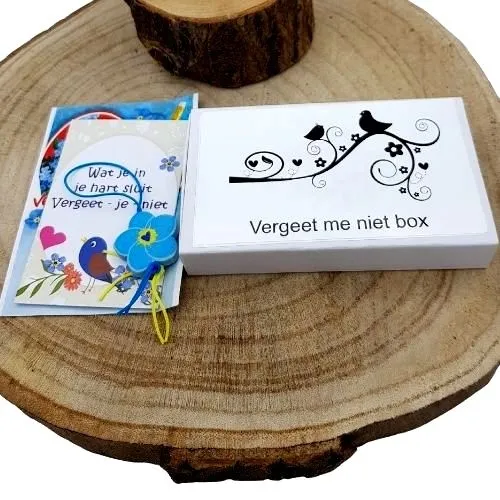 Wensbox Vergeet - Me - Niet groot