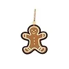 Peperkoekmannetje hanger 4 stuks